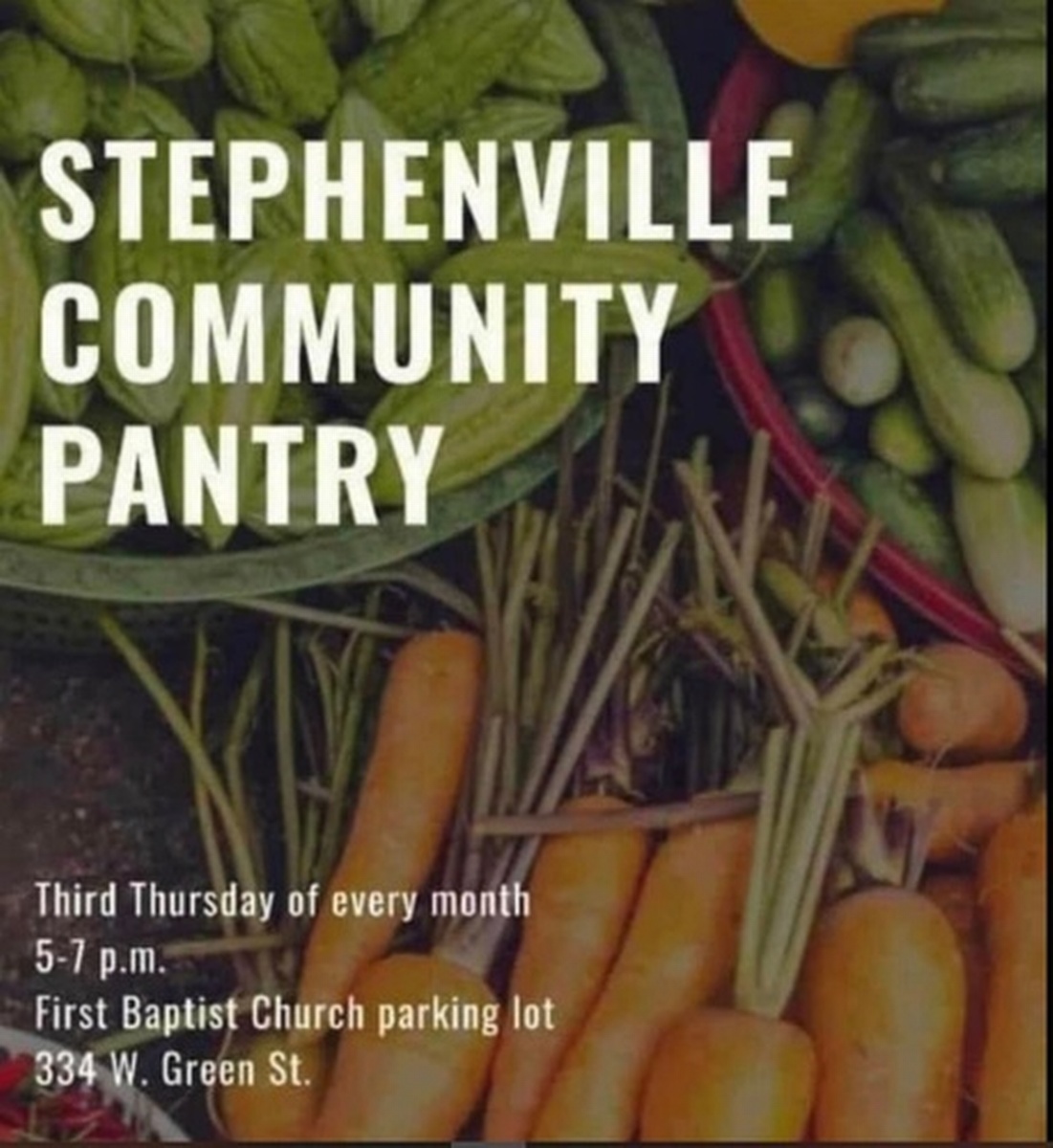Stephenville Community Pantry Jul 18, 2024 publiclayoutevents